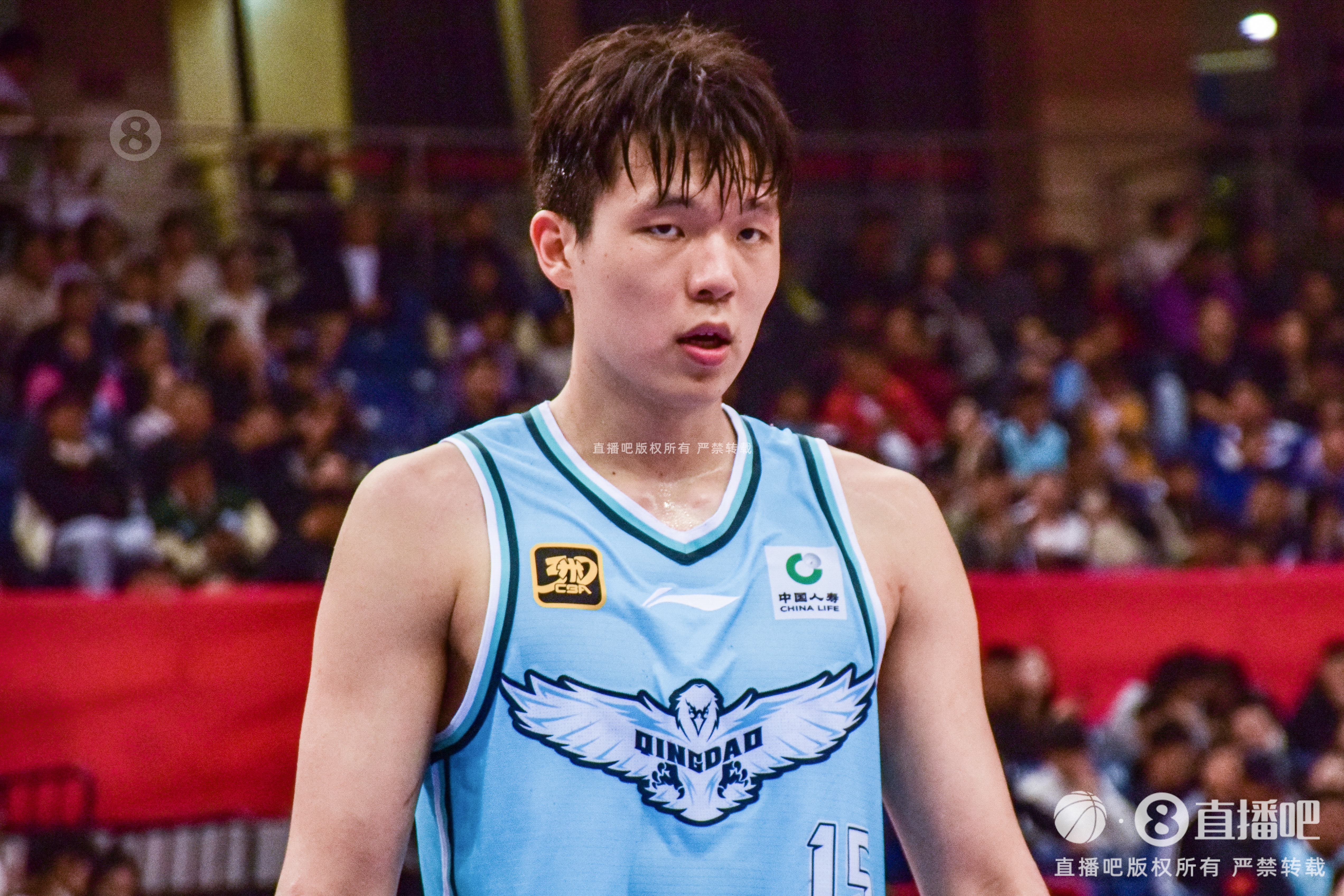 力战难救主!杨瀚森重摔受伤不下火线 9中6空砍18分12板7帽2助
